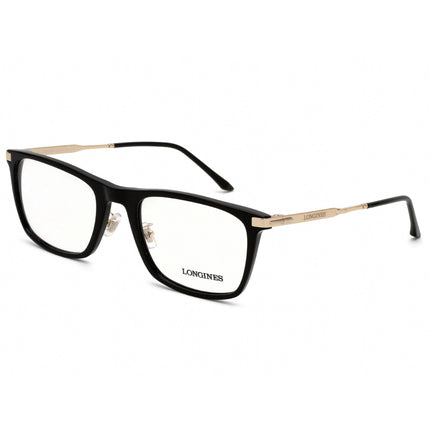 Longines Men's Eyeglasses - Clear Demo Lens Shiny Black Square Frame | LG5014-H 01A ,