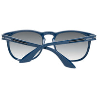 Longines Men's Sunglasses - Shiny Blue Plastic Frame Polarized Lens | LG0006-H 90D ,