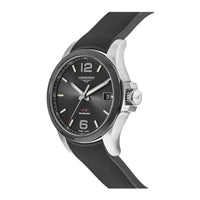 Longines Men's Watch - Conquest V.H.P. Swiss Quartz Black Rubber Strap | L37194569 ,
