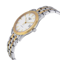 Longines Men's Watch - Flagship Automatic White Dial Two Tone Bracelet | L47743227 ,