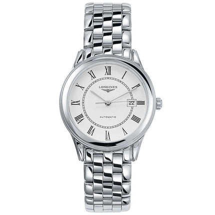Longines Women's Automatic Watch - Flagship White Dial Steel Bracelet | L47744216 ,