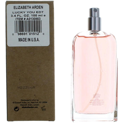Lucky Brand Women's Eau De Toilette - Lucky You Tester Fresh Floral Fragrance, 3.4 oz ,