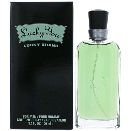 Lucky You by Lucky Brand, 3.4 oz Eau De Toilette Spray for Men ,