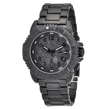 Luminox 3182.BO Men's Sea Steel Colormark Chronograph 3180 Black Dial Dive Watch ,