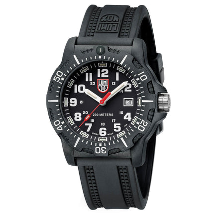Luminox Men's 8881 Black Ops Watch - Black Dial Rubber Strap ,