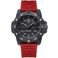 Luminox Men's Automatic Watch - Master Carbon Seal Black Dial Rubber Strap Dive | 3875 ,