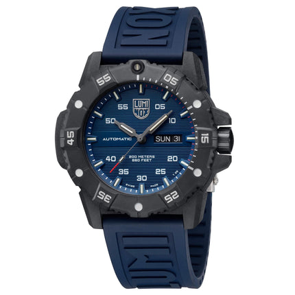 Luminox Men's Automatic Watch - Master Carbon Seal Blue Dial Rubber Strap Dive | 3863 ,