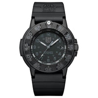 Luminox Men's Black Strap Watch - Blackout Navy Seal Black Dial Dive | 3001.BO ,
