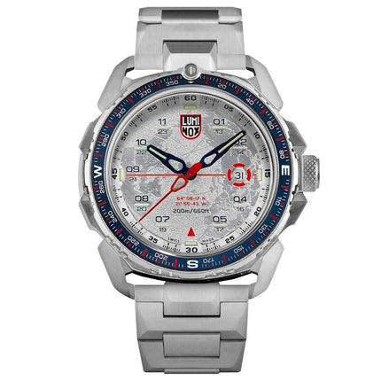 Luminox Men's Quartz Watch - Ice-Sar Arctic 1200 Series Silver Tone Bracelet | 1207 ,