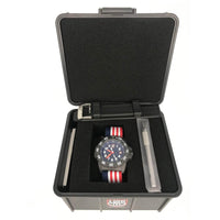 Luminox Men's Quartz Watch - Navy Seal 3500 Series Black Dial Strap Dive | 3501.LM.SET ,