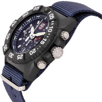 Luminox Men's Quartz Watch - Navy Seal Chronograph Blue Dial Nylon Strap | 3583.ND ,