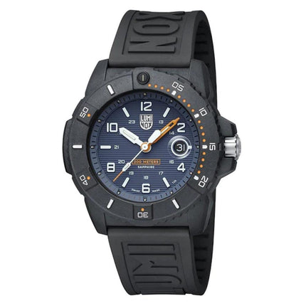 Luminox Men's Quartz Watch - Navy SEAL Foundation Black Rubber Strap | XS.3602.NSF ,