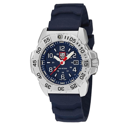 Luminox Men's Quartz Watch - Navy Seal Steel Blue Dial Navy Blue Rubber Strap | 3253 ,