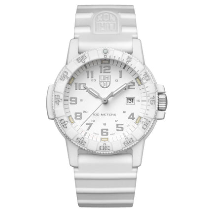Luminox Men's Quartz Watch - Sea Turtle Giant 0320 Series White Dial Strap | 0327.WO ,