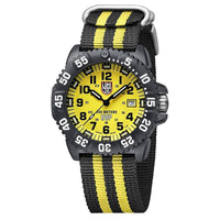 Luminox Men's Quartz Watch Set - Sea Navy Seal Yellow and Black Nylon Strap | 3955.SES ,