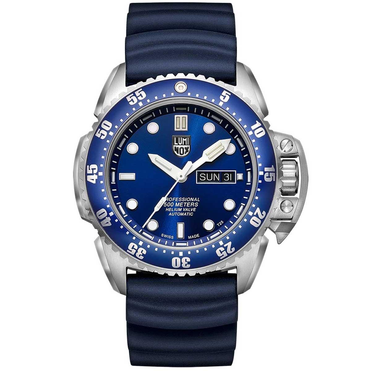 Luminox Men's Swiss Automatic Watch - Scott Cassell Deep Dive Blue