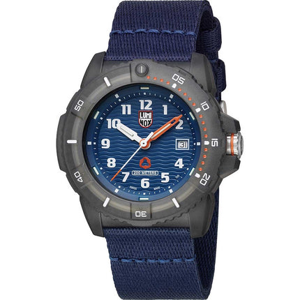 Luminox Men's Swiss Quartz Watch - Tide Eco Blue Dial Textile Strap Dive | 8903.ECO ,