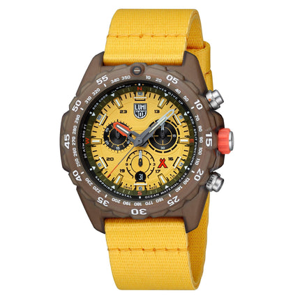 Luminox Men's Watch - Bear Grylls Chrono Rotating Bezel Yellow Strap | XB.3745.ECO ,