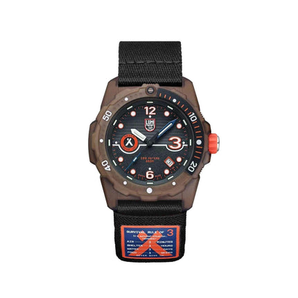 Luminox Men's Watch - Bear Grylls Rotating Bezel Black Plastic Strap | XB.3721.ECO ,