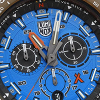 Luminox Men's Watch - Bear Grylls Swiss Quartz Chrono Ocean Blue Strap | XB.3743.ECO ,