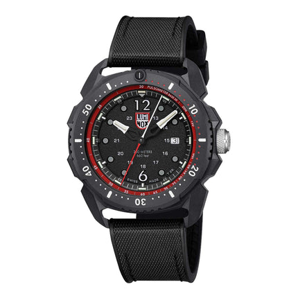 Luminox Men's Watch - Ice-Sar Arctic Date Display Black Dial Rubber Strap | XL.1051 ,