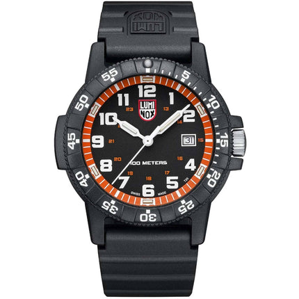 Luminox Men's Watch - Leatherback SEA Turtle Giant Black Dial Strap | XS.0329.1 ,