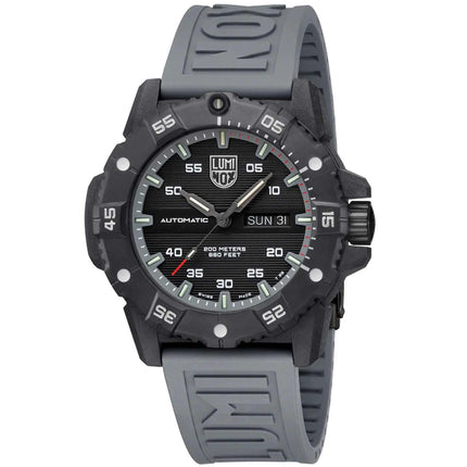 Luminox Men's Watch - Master Carbon Seal Automatic Black Dial Grey Strap | XS.3862 ,