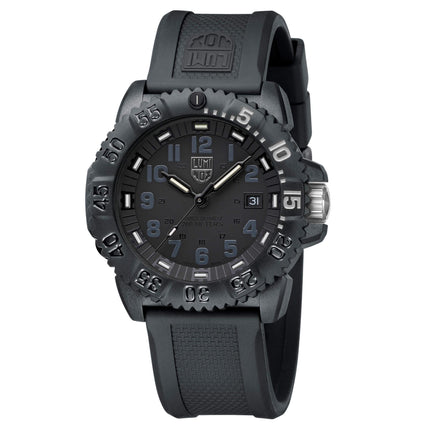 Luminox Men's Watch - Navy Seal Foundation Colormark Black Dial Rubber Strap | 3051.GO.NSF ,