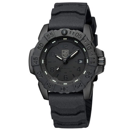 Luminox Men's Watch - Navy Seal Swiss Quartz Black Dial Rubber Strap | XS.3251.BO.CB ,