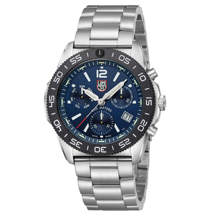 Luminox Men's Watch - Pacific Diver Swiss Quartz Chrono Blue Dial Bracelet | XS.3144 ,