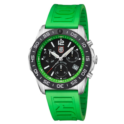 Luminox Men's Watch - Pacific Diver Swiss Quartz Chronograph Green Strap | XS.3157.NF ,