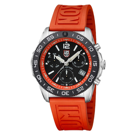 Luminox Men's Watch - Pacific Diver Swiss Quartz Chronograph Orange Strap | XS.3149 ,