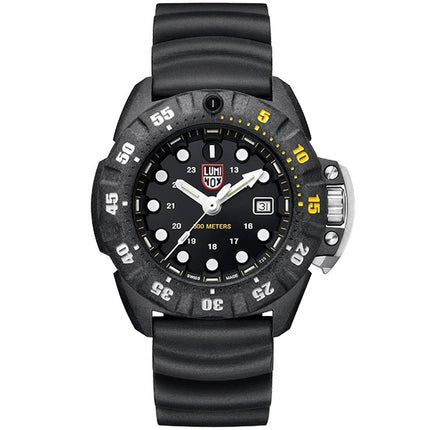 Luminox Men's Watch - Scott Cassell Deep Dive Quartz Black Dial Strap | 1555 ,