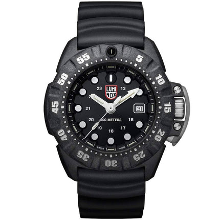 Luminox Men's Watch - Scott Cassell Deep Dive Swiss Quartz Black Rubber Strap | 1551 ,