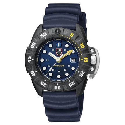 Luminox Men's Watch - Scott Cassell Deep Dive Swiss Quartz Blue Strap | 1553 ,