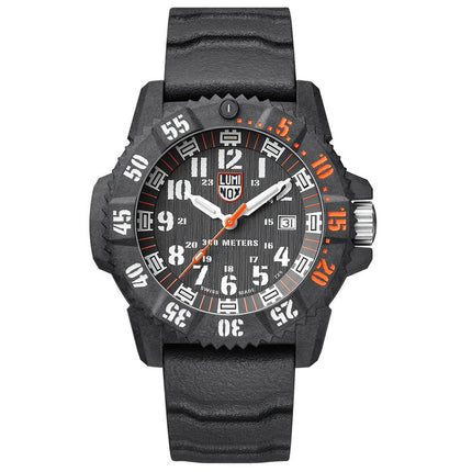 Luminox Men's Watch Set - Master Carbon Seal Grey Dial Black Rubber Strap | 3801.C.SET ,