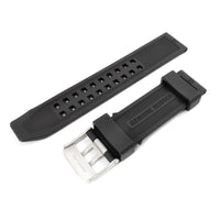 Luminox Men's Watch Strap - Navy Seal 23mm Black Rubber | BLU-FP.3050.20Q ,