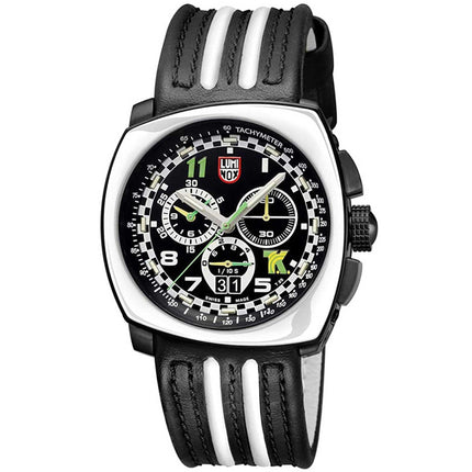 Luminox Men's Watch - Tony Kanaan Chronograph Black and White Dial Strap | XL.1143 ,