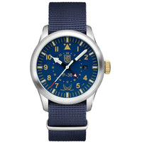 Luminox Men's Watch - Volition America P-38 Lightning Blue Dial Strap | XA.9521.VOL ,