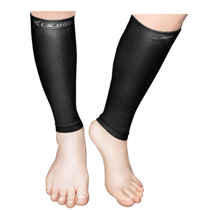 LxsGo ACTIVE Compression Calf Sleeves Black ,