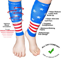 LxsGo ACTIVE Compression Calf Sleeves USA ,