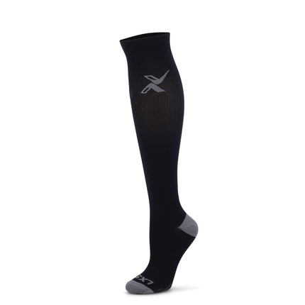 LxsGo ACTIVE Compression Socks for Men & Women 1 Pair Black ,