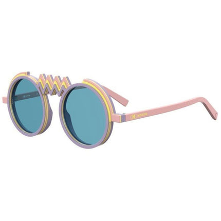 M Missoni Women's Sunglasses - Multicolor Plastic Round Frame | M MISSONI MMI 2020/S S ,