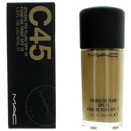 MAC Women's Foundation - Studio Fix Fluid SPF15 Long-Wearing Oil-Free, C45, 1 oz ,