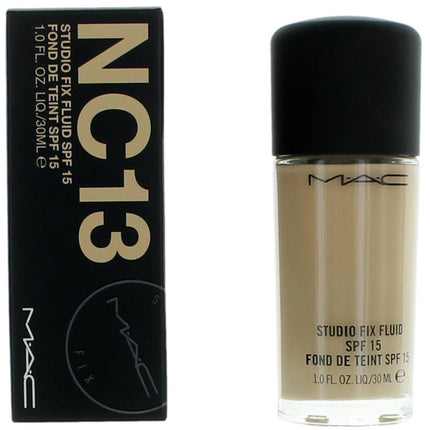 MAC Women's Foundation - Studio Fix Fluid SPF15 Long-Wearing Oil-Free, NC13, 1 oz ,