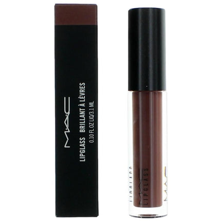 MAC Women's Lip Gloss - Lipglass Glass-Like Finish, 336 Bittersweet Me, 0.10 oz ,