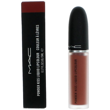 MAC Women's Lipstick - Powder Kiss Liquid Lipcolor, 989 Mull It Over, 0.17 oz ,