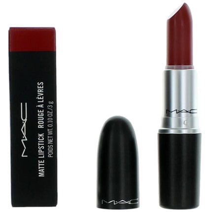 MAC Women's Matte Lipstick - Creamy Finish Long-Wearing, 612 Russian Red, 0.10 oz ,
