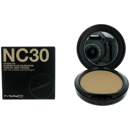 MAC Women's Powder Plus Foundation - Studio Fix Long-Wearing, NC30, 0.52 oz ,