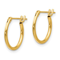 Madi K Kid's 14k 1.25mm Half Hoop Earrings ,